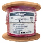 Best Welds 1/0-500-RED-DS Welding Cables with Foot Markings