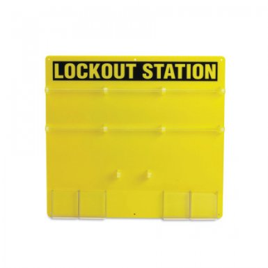 Brady 50992 36-Lock Lockout Station Padlock Boards