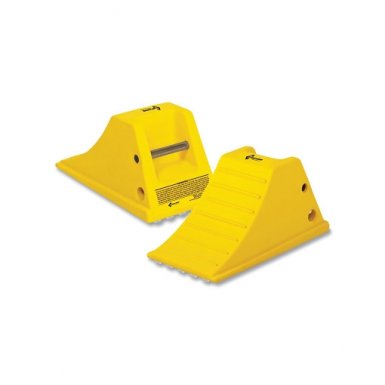 Checkers AT3512-AC-Y All-Terrain Heavy Duty Wheel Chocks