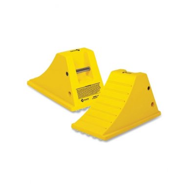 Checkers AT3514-AC-Y All-Terrain Heavy Duty Wheel Chocks