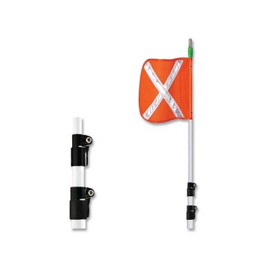 Checkers TPCWHP10XL-16-O Warning Whips with Telescoping Poles