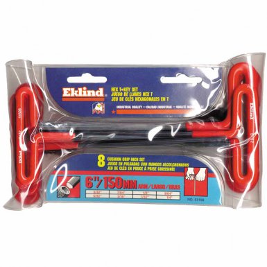 Eklind Tool 53168 Eklind Tool Cushion Grip Hex T-Key Sets