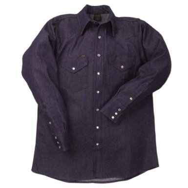 Lapco DS-16-1/2-M 1000 Blue Denim Shirts