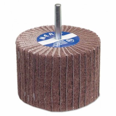 Merit Abrasives 8834138118 Interleaf Flap Wheels with Mounted Steel Shank