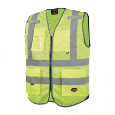 Pioneer V1024860U2XL 6960U/6961U Hi-Vis Mesh Multi-Pocket Safety Vests