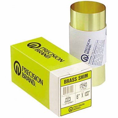 Precision Brand 17665 Brass Shim Stock Rolls