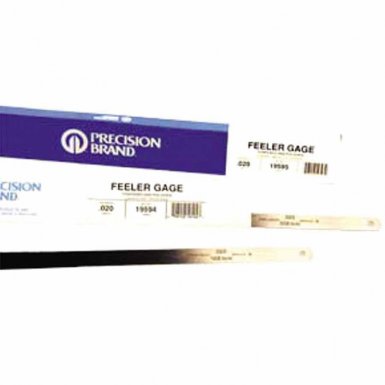 Precision Brand 19205 Flat Length Steel Feeler Gauges