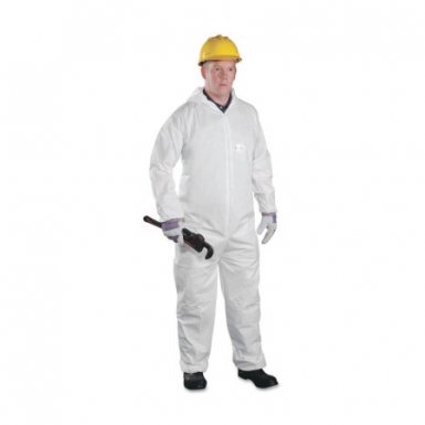 Protective Industrial Products,Inc. 3606/4XL West Chester Posi-Wear BA Microporous Disposable Coveralls with Hood, Elastic Wrist, and Ankle