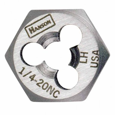 Rubbermaid Commercial 7267 Irwin Hanson Re-threading Hexagon Fractional Dies Right & Left-hand (HCS)